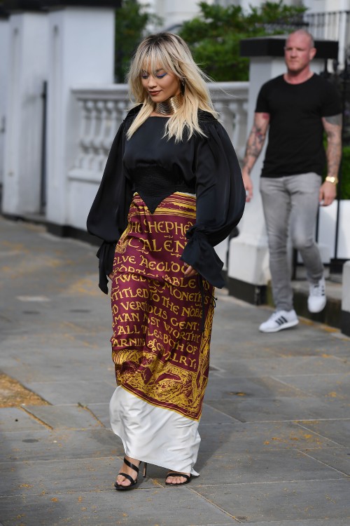 10 July 2019.Rita Ora heading for Amazon Prime Day EventCredit: GoffPhotos.com   Ref: KGC-320/441